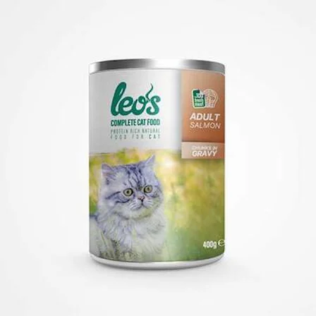 Somon Parça Etli Soslu Yetişkin Kedi Konservesi 24 Adet 400 Gr