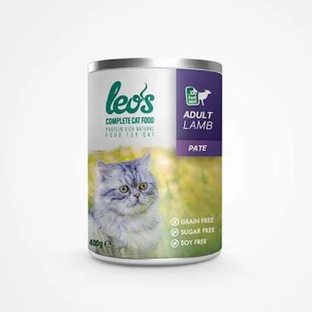 Kuzu Etli Pate Yetişkin Kedi Konservesi 24 Adet 400 Gr