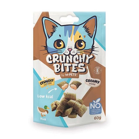 Crunchy Bites Ördekli Kedi Ödül Maması 60 Gr