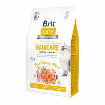 Haircare Hypoallergenic Healthy & Shiny Coat Tavuklu ve Somonlu Tahılsız Yetişkin Kedi Maması 2 Kg