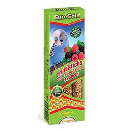 Muhabbet Kuşu Meyveli Kraker Üçlü 100 Gr