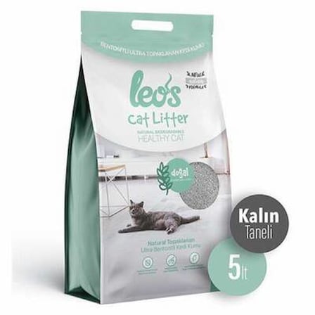 Cat Litter Doğal Bentonit Kalın Taneli Kedi Kumu 5 Lt