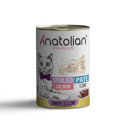 Premium Somonlu Ezme Kısırlaştırılmış Kedi Konservesi 400 Gr