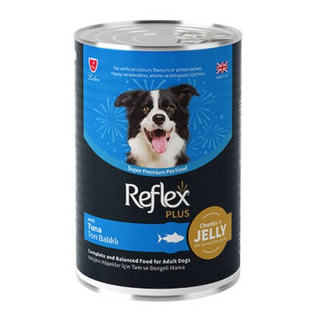 Jöle İçinde Et Parçacıklı Ton Balıklı Yetişkin Köpek Konservesi 400 Gr