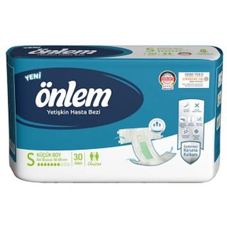 Belbantlı Yetişkin Hasta Bezi - S - 120 Adet, 4 Paket
