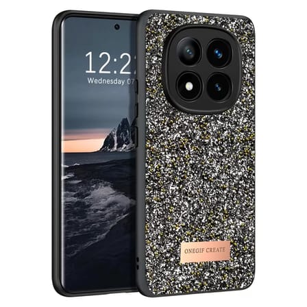 Note 14 Pro 4G Bright Simli Kapak - Gümüş
