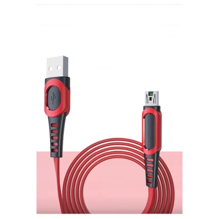 DC24 Micro USB Kablo 1.2M 4A - Kırmızı
