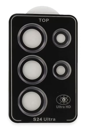 Galaxy S24 Ultra PVD Metal Kamera Lens - Derin Mor