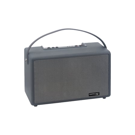 F32 2x50W Sürücülü 2 Adet Mikrofonlu BT 5.2 Kablosuz Hoparlör - Siyah