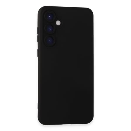Galaxy S24 Kılıf Nano içi Kadife Silikon - Siyah