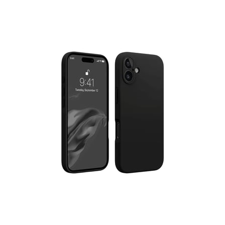 iPhone 16 Plus Kılıf First Silikon - Siyah