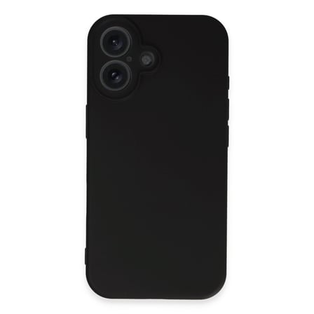 iPhone 16 Plus Kılıf First Silikon - Siyah