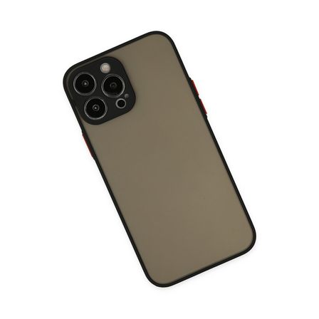 iPhone 13 Pro Kılıf Montreal Silikon Kapak - Siyah
