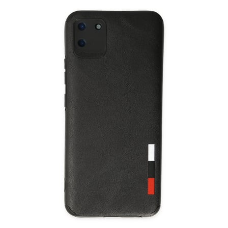 Realme C11 Kılıf Loop Deri Silikon - Siyah