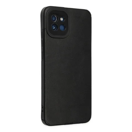 Galaxy A03 Kılıf Loop Deri Silikon - Siyah