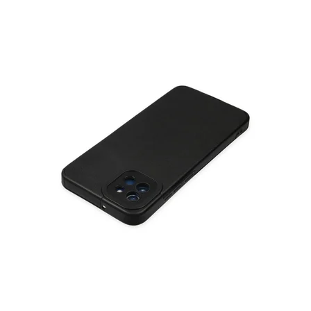 Galaxy A03 Kılıf Loop Deri Silikon - Siyah