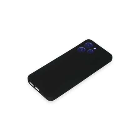 Redmi 12 Kılıf Nano içi Kadife Silikon - Siyah