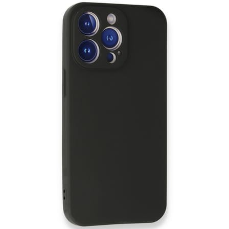 iPhone 13 Pro Max Kılıf First Silikon - Siyah