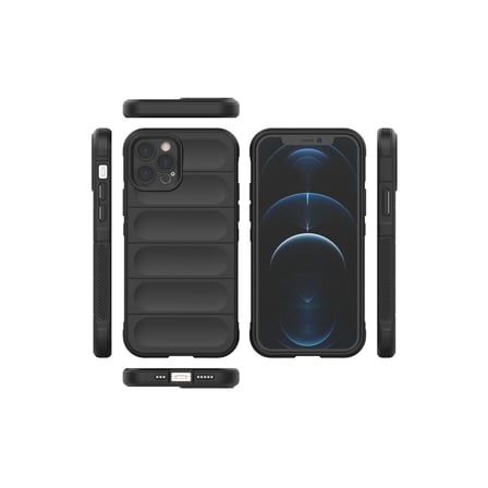 iPhone 12 Pro Kılıf Optimum Silikon - Siyah