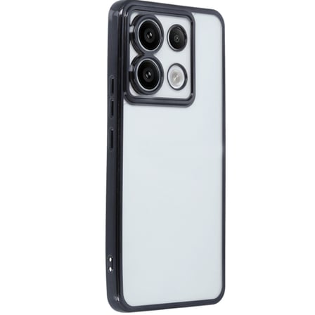 Poco X6 Kılıf Razer Lensli Silikon - Siyah