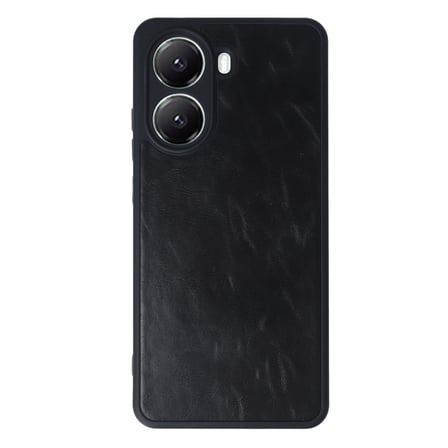 Poco X7 Pro Kılıf Aras Deri Kapak - Siyah