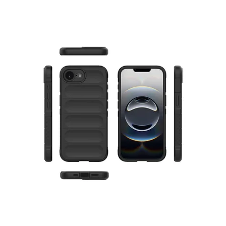 iPhone 16E Kılıf Optimum Silikon - Siyah