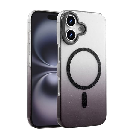 iPhone 16 Glossy Magsafe Kapak - Siyah