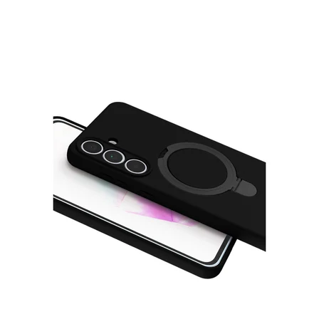Galaxy S25 FE Regal Magsafe Standlı Kapak - Siyah