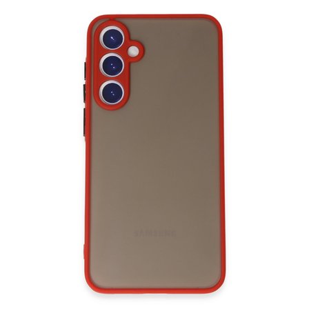 Galaxy S23 Kılıf Montreal Silikon Kapak - Kırmızı