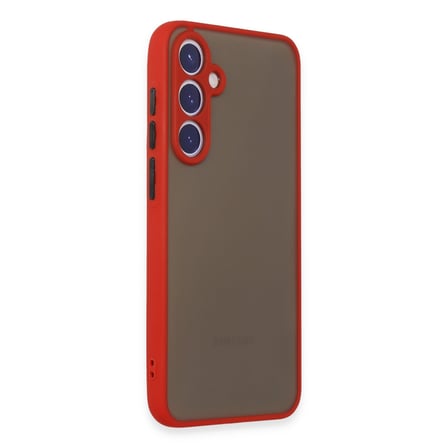 Galaxy S23 Kılıf Montreal Silikon Kapak - Kırmızı