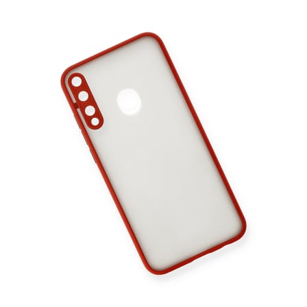 P40 Lite E Kılıf Montreal Silikon Kapak - Kırmızı