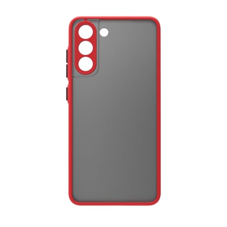 Galaxy S21 FE Kılıf Montreal Silikon Kapak - Kırmızı