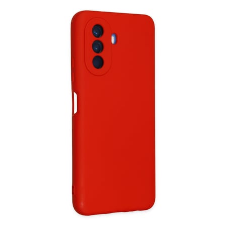 Nova Y70 Kılıf Nano içi Kadife Silikon - Kırmızı