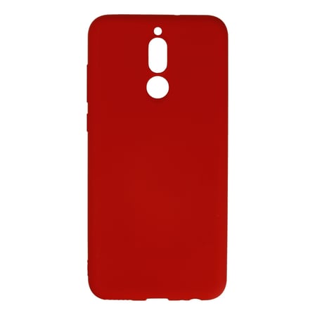 Mate 10 Lite Kılıf Nano içi Kadife Silikon - Kırmızı