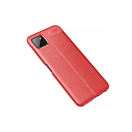 Galaxy A22 Kılıf Auto Focus Kapak - Kırmızı