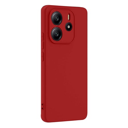 Redmi Note 14 4G Kılıf First Silikon - Kırmızı