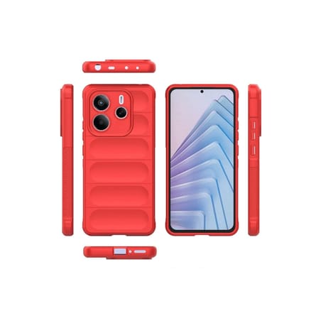 Redmi Note 14 4G Kılıf Optimum Silikon - Kırmızı