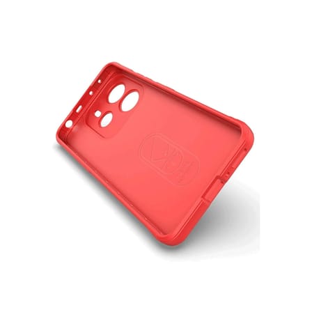 Redmi Note 14 4G Kılıf Optimum Silikon - Kırmızı