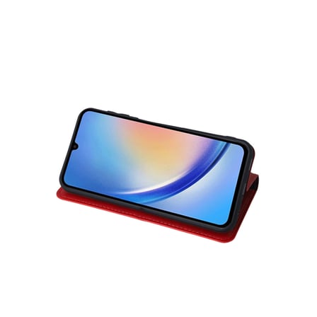 Galaxy A24 4G Kılıf Trend S Plus Kapaklı Kılıf - Kırmızı