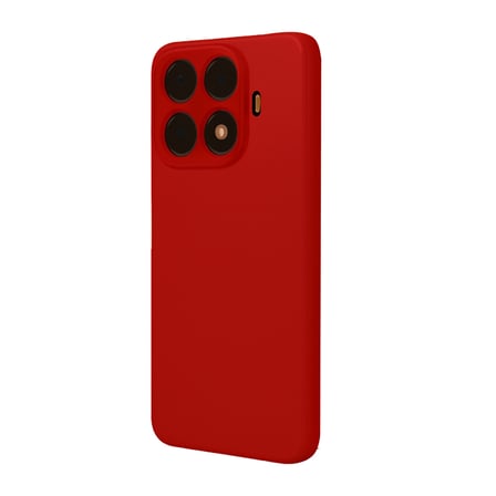 Mi 15T Pro Nano içi Kadife Silikon - Kırmızı