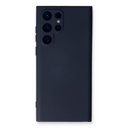 Galaxy S24 Ultra Kılıf Nano içi Kadife Silikon - Lacivert