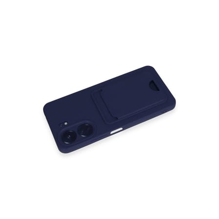 Redmi 13C Kılıf Kelvin Kartvizitli Silikon - Lacivert