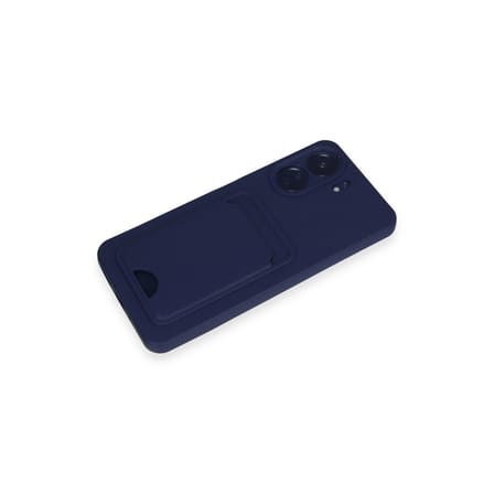 Redmi 13C Kılıf Kelvin Kartvizitli Silikon - Lacivert