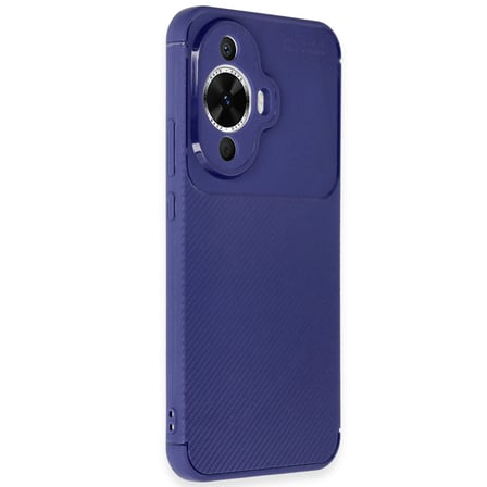 Nova 12S Kılıf Auto Focus Karbon Kapak - Lacivert