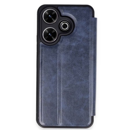 Redmi 13 4G Kılıf Flip Cover - Lacivert
