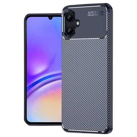 Galaxy A06 Kılıf Auto Focus Karbon Kapak - Lacivert