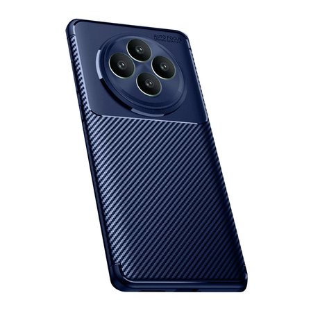 Reno 11 FS Kılıf Auto Focus Karbon Kapak - Lacivert
