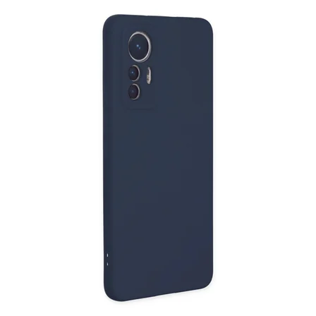 Mi 12 Lite Kılıf Nano içi Kadife Silikon - Lacivert