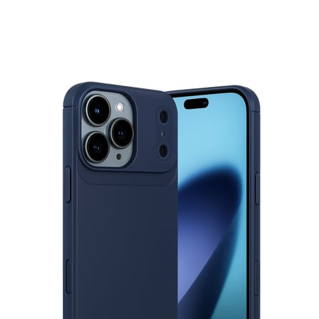 iPhone 17 Pro Auto Focus Karbon Kapak - Lacivert
