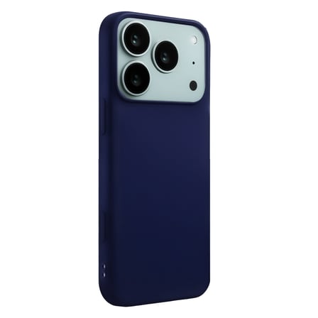 iPhone 17 Pro Nano içi Kadife Silikon - Lacivert